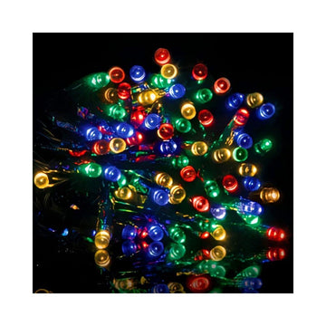 500 Colour LED Solar Powered Fairy Lights 35m